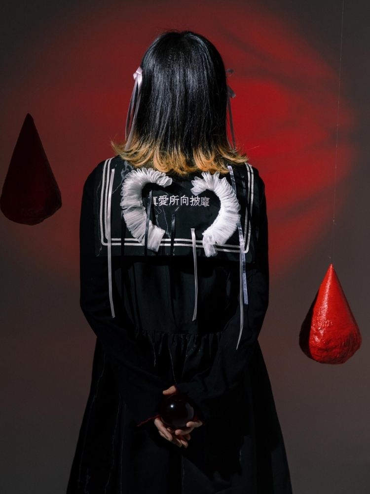 Sailor suit style dress【s0000003605】