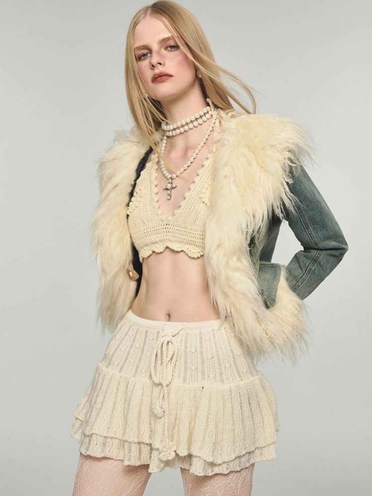 Retro damaged denim jacket【s0000004124】