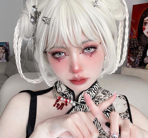 Pippi Palace - Elegant Off-White Short Lolita Wig