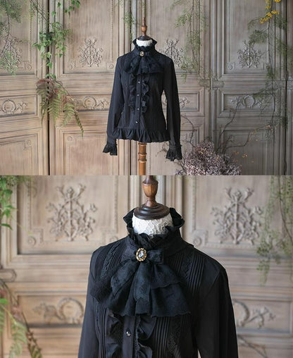 Sweet Dreamer - Elegant Ouji Lolita Blouse Long Sleeve Prince Lolita Shirt