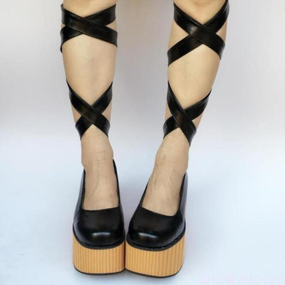 Antaina - Wedding Lolita Platform Shoes Bridal Shoes Multicolor