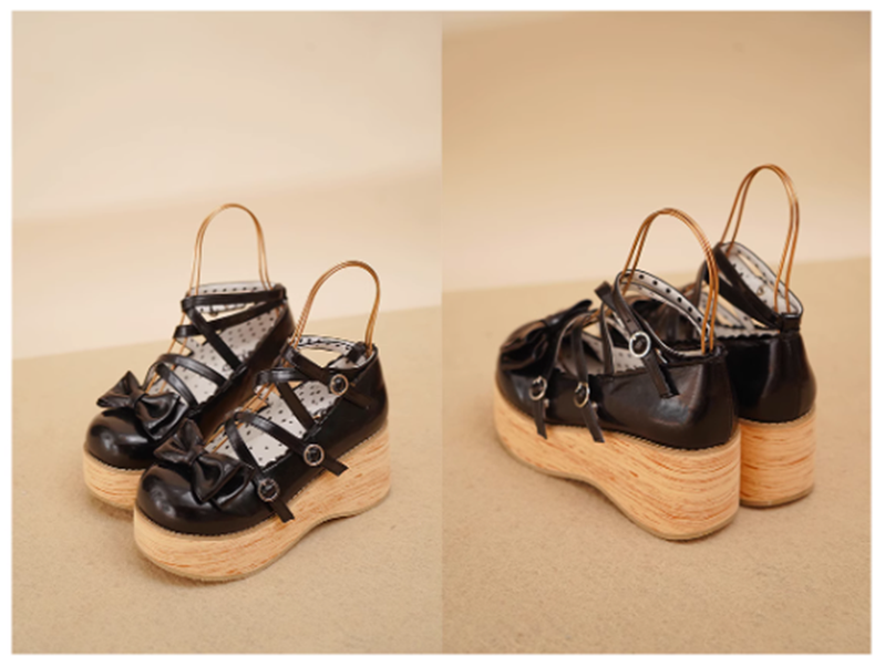 MODO - Sweet Lolita Round-Toe Platform Shoes