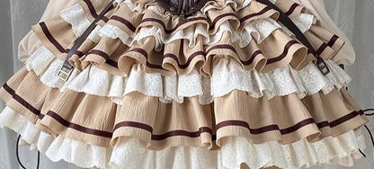 Sakurahime - Time Sand Rear - Punk Lolita OP Cute Daily Lolita Dress