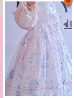 Manyiluo - Elegant Lolita A-type Carmen Adjustable Hoop Petticoat