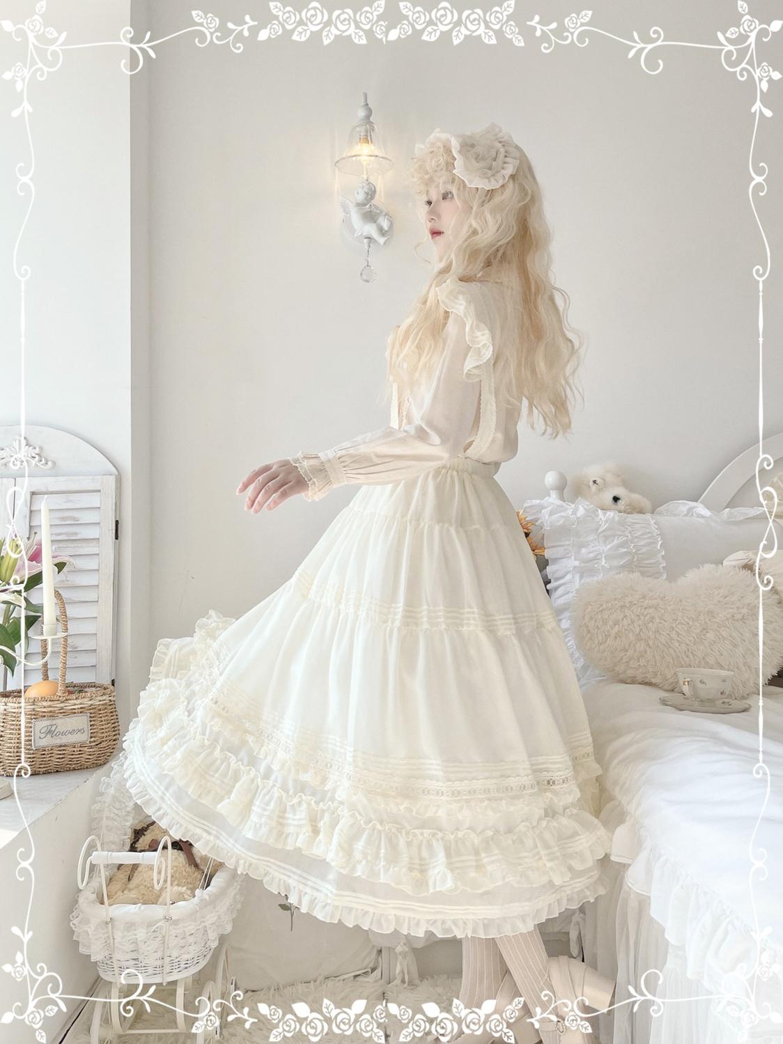 Tiny Garden - Swallowtail Butterfly - Elegant Lolita Salopette Multicolors