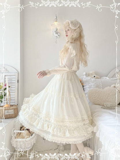 Tiny Garden - Swallowtail Butterfly - Elegant Lolita Salopette Multicolors