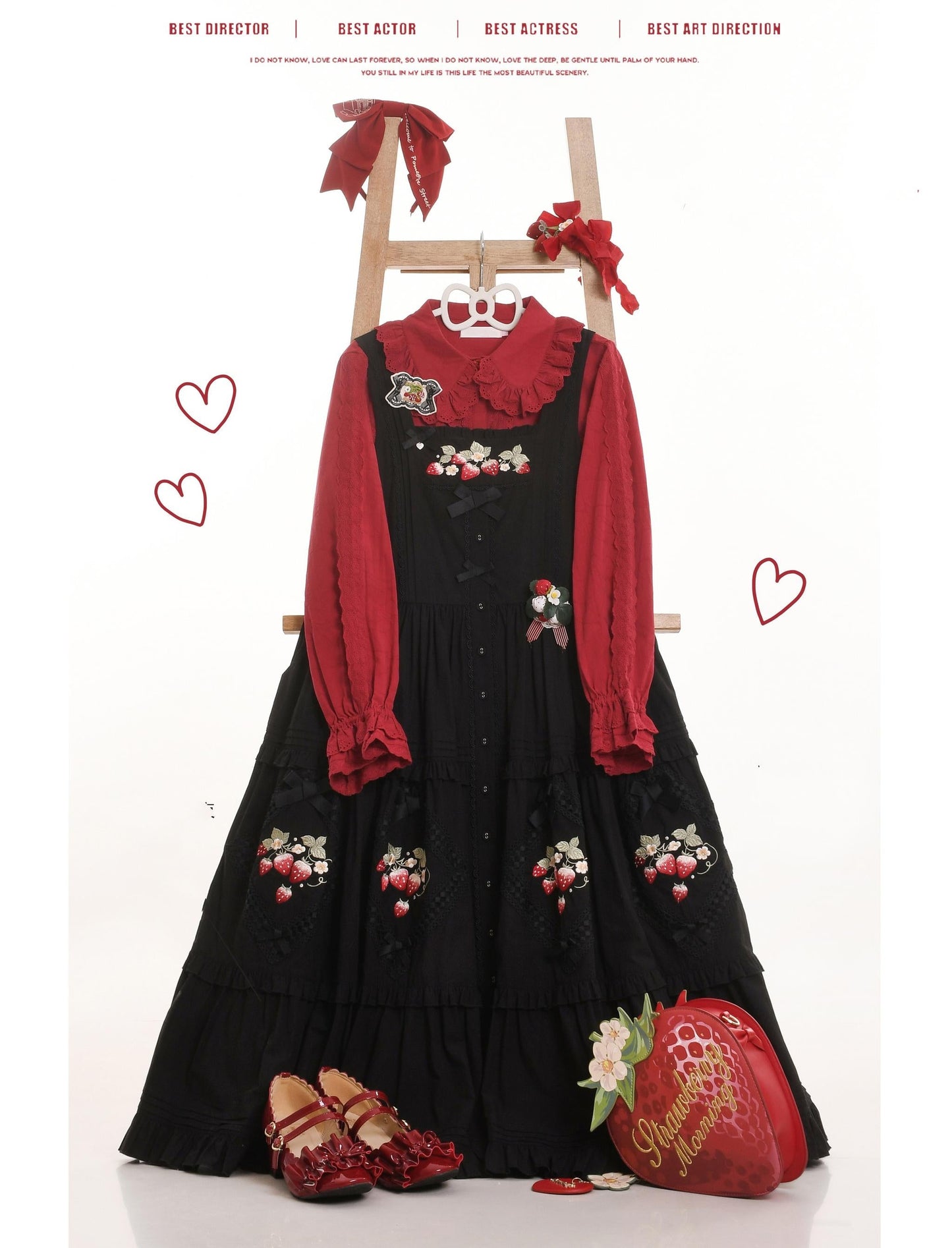 MIST - Lily - Kawaii Lolita Blouse Soft Girl Bubble Puff Sleeve