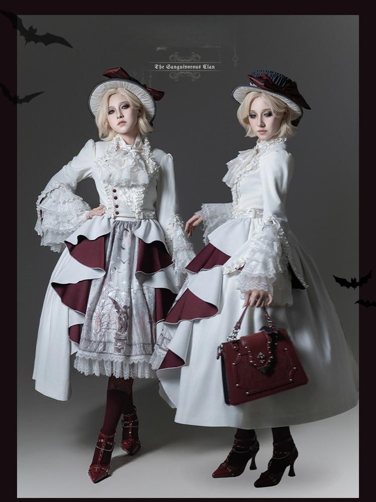 TALEBRINGER - The Sanguivorous Clan 2.0 - Gothic Lolita Coat, Blouse & SK