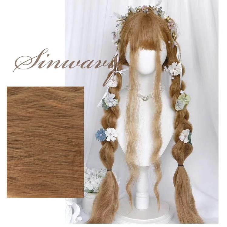 Sinwavy - Waltz - Elegant Lolita Long Curly Wig Multicolors