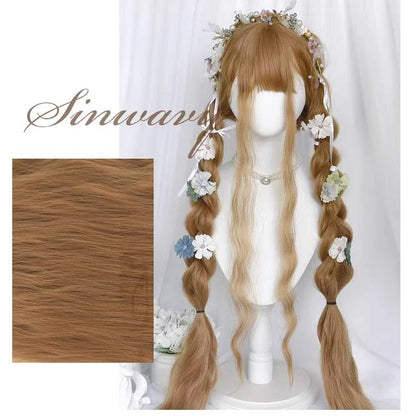 Sinwavy - Waltz - Elegant Lolita Long Curly Wig Multicolors
