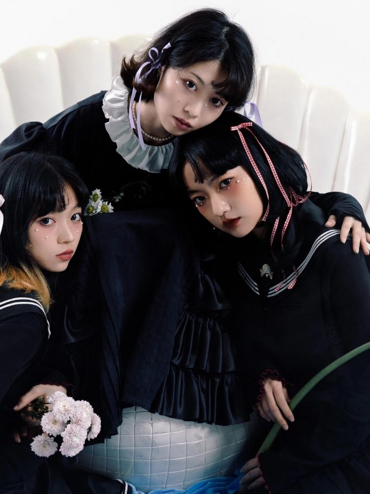 Sailor suit style dress【s0000003605】