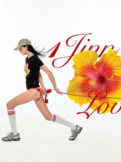 Summer Fruit Printed Loose T-Shirt【s0000009137】