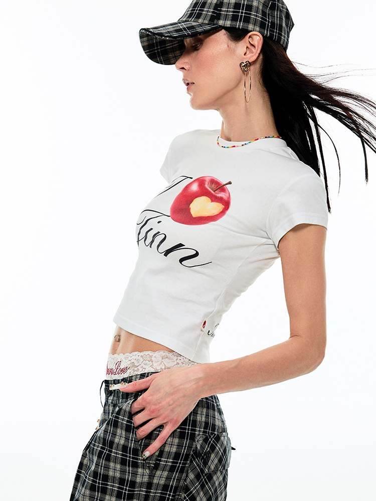 Summer Fruit Print Tee【s0000009141】
