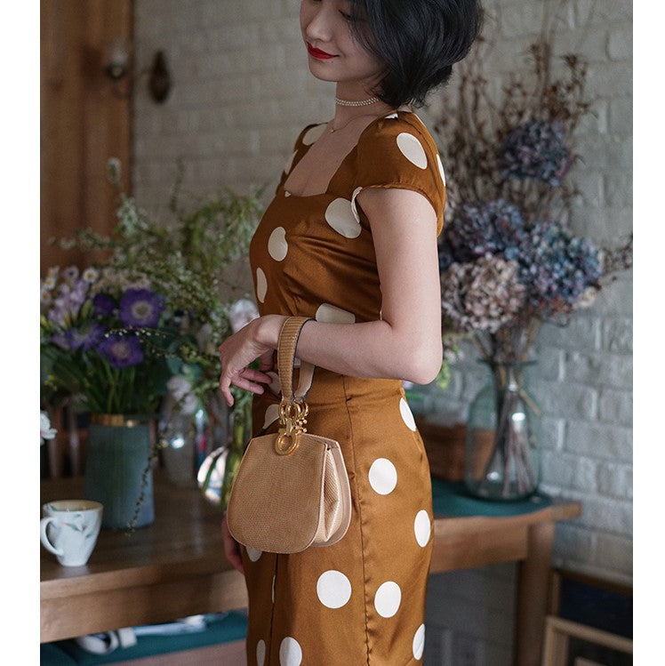 Duchess polka dot vintage skirt