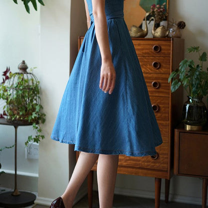 Viscountess Denim Dress