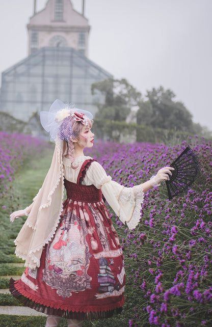 Infanta - Gothic Lolita Vail Double-layer Lace Headdress