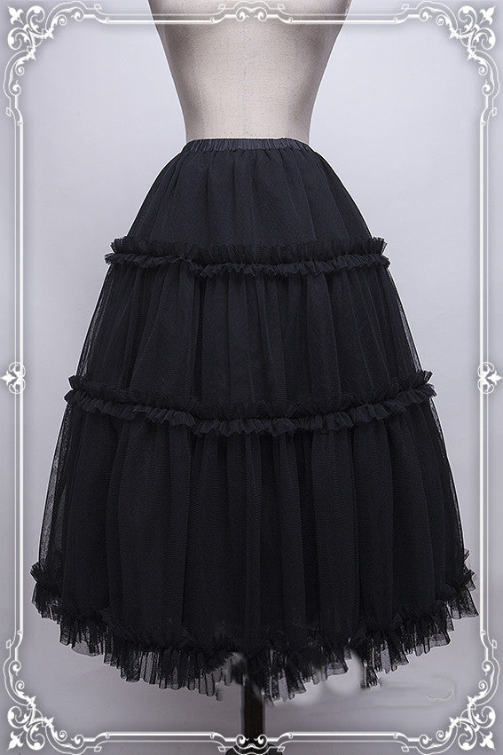Krad Lanrete - Elegant Long and Short Lolita Petticoat