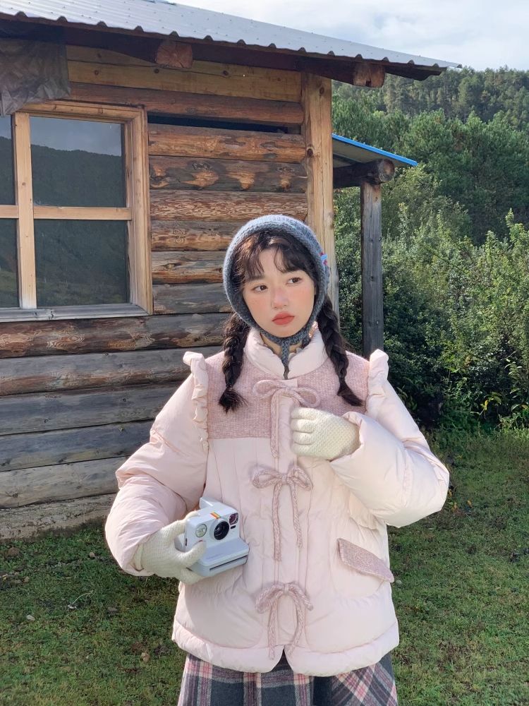 Bowknot small fly-sleeved Jacket【s0000005897】