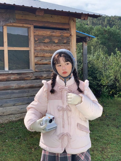 Bowknot small fly-sleeved Jacket【s0000005897】