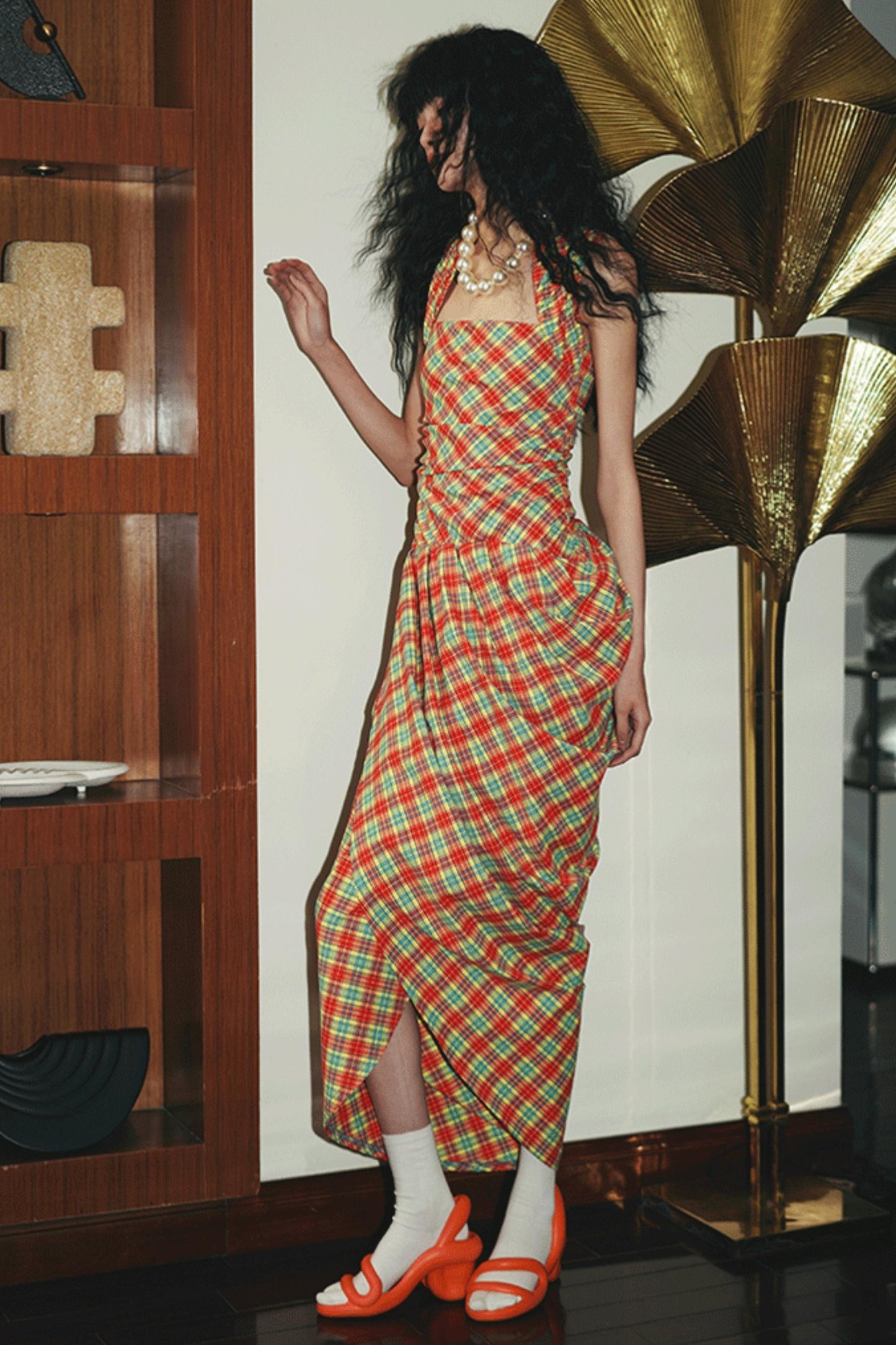 Floral Asymmetrical Crop Dress