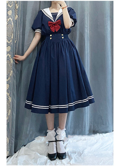 Beleganty - Sea and Wind - Retro Sailor Lolita OP Dress Version 1.0