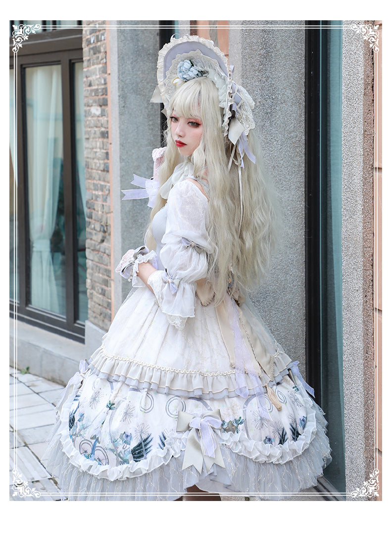 YingLuoFu - Rose Girl - Lolita Tea Party Wedding OP Dress