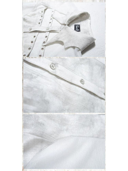 Stitching short-sleeved shirt【s0000003211】