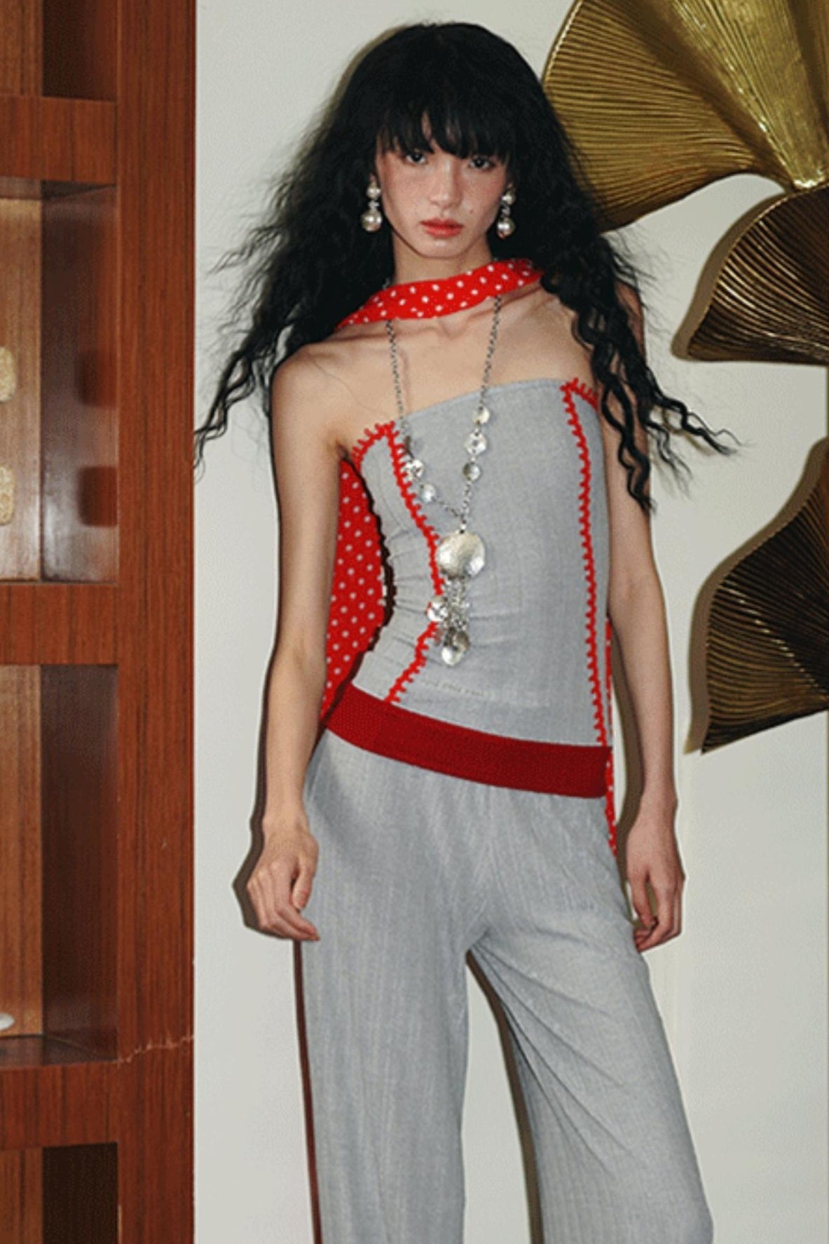 Silk Stripe Tank Top