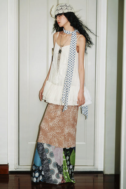 Leopard Fishtail Skirt