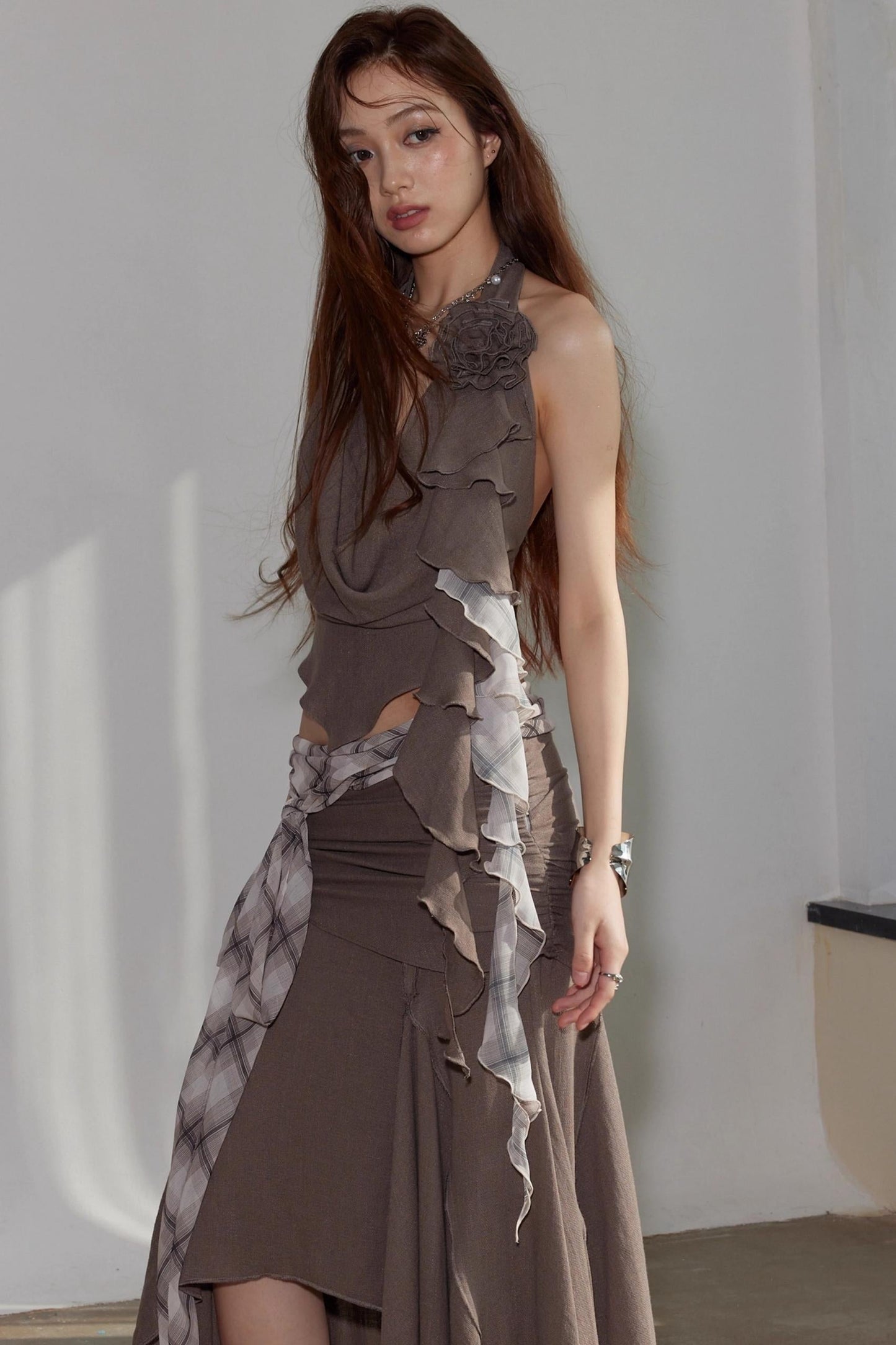 Asymmetrical Swing Vest & Skirt Set-Up