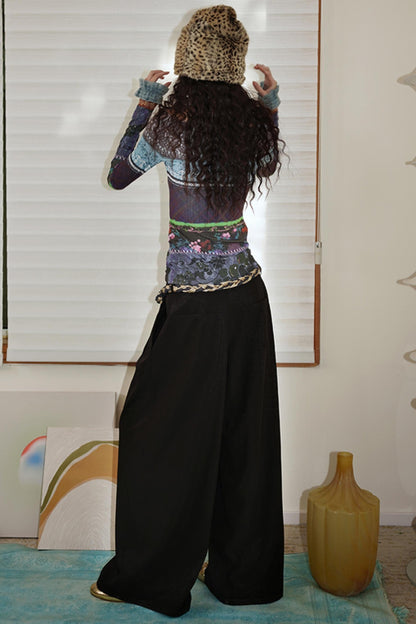 Retro Christmas Bow Collage Tee