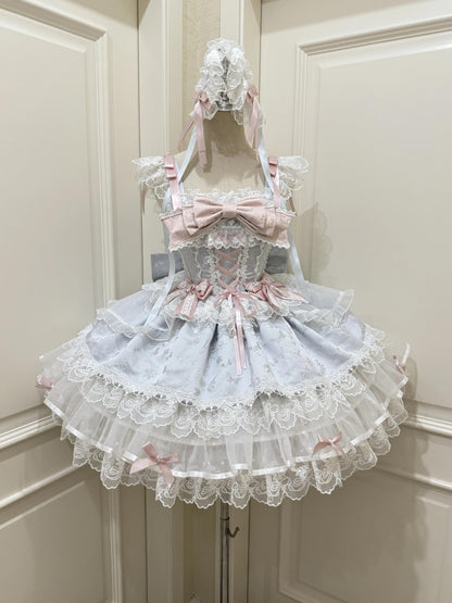 Sugar Girl- Fleeting Isle - Sweet Lolita Ballet Style Jumper Dress