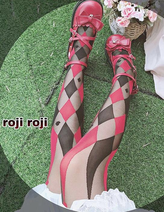 Roji roji - diamond Argyle Lolita Tights