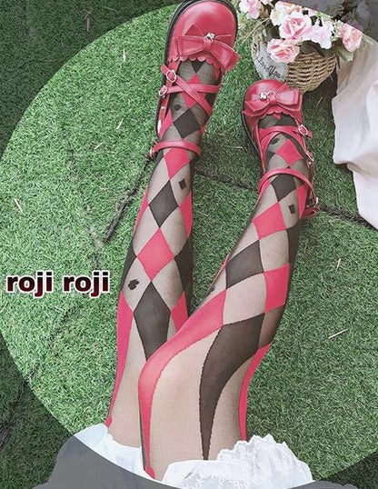 Roji roji - diamond Argyle Lolita Tights