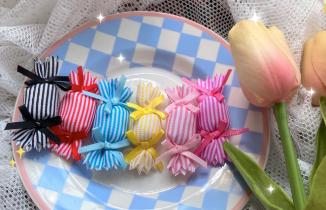 Bear Doll - Augustina - Sweet Lolita Candy Hair Clip and Brooch