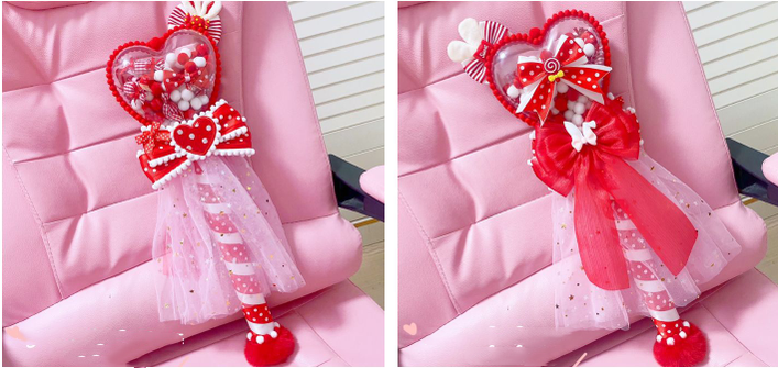 Sweetheart Endless - Sweet Lolita Fairy Wand Handmade Multicolor Heart Shaped