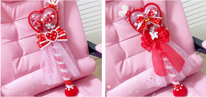 Sweetheart Endless - Sweet Lolita Fairy Wand Handmade Multicolor Heart Shaped