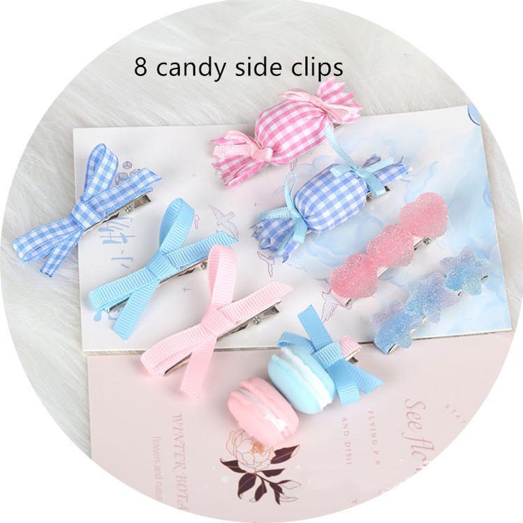Manmeng - Pink and Blue Sweet Lolita Bow Headwear