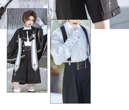 Forest Fluorescent Carps - Choir - Ouji Lolita Shorts Set Prince outfit