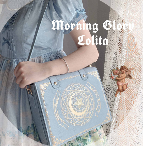 Morning Glory - The Star-Moon Grimoire - Sweet Lolita Crossbody Clamshell bag
