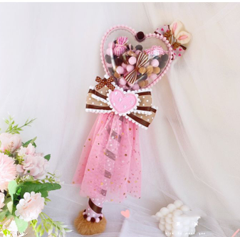 Sweetheart Endless - Sweet Lolita Fairy Wand Handmade Multicolor Heart Shaped