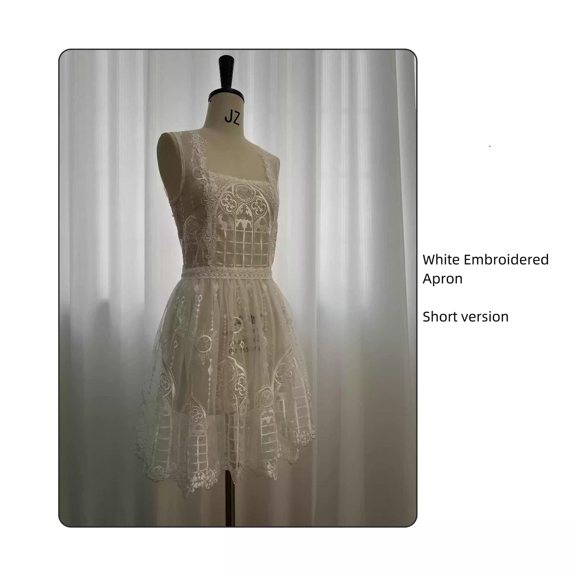 SUSIN - Night Traveler - Classic and Elegant Gothic Dress with Colorful Window Prints