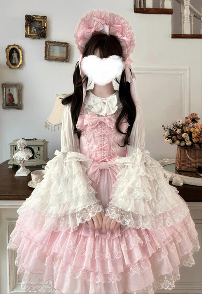 Sugar Girl - Love Overture - Sweet Lolita JSK, Tiered Ruffles Dress