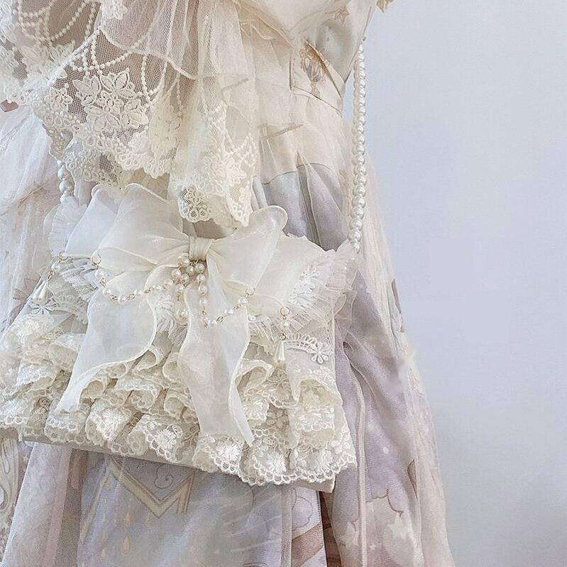 Xiaogui - Elegant Lolita Handbag Ivory Tea Party Lolita Bag
