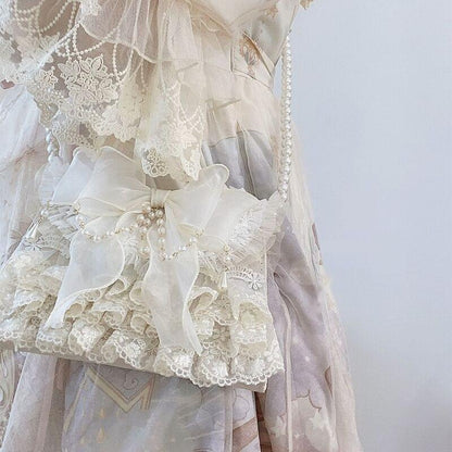 Xiaogui - Elegant Lolita Handbag Ivory Tea Party Lolita Bag
