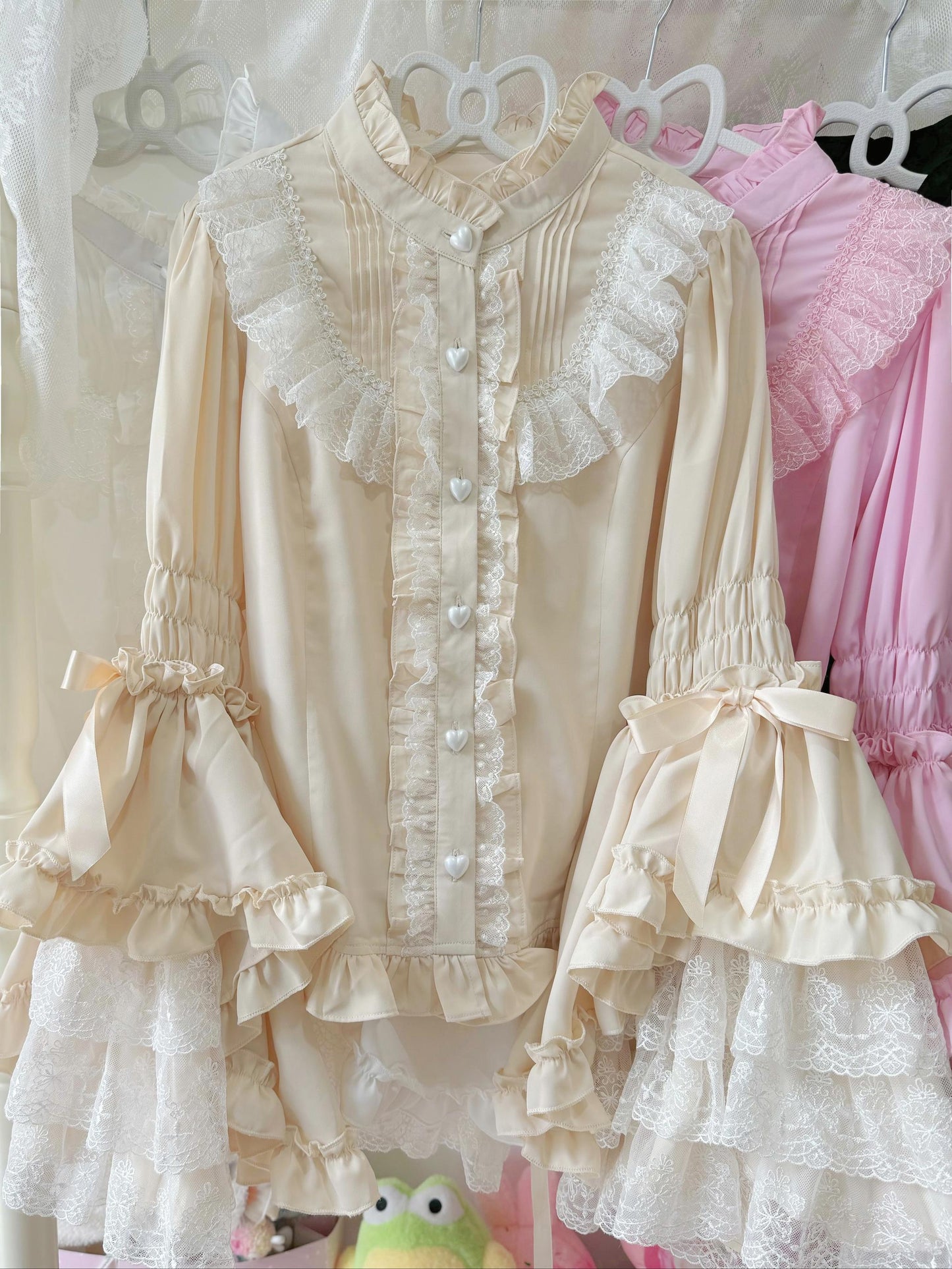 Twilight Zone - Gorgeous Sweet Lace Lolita Shirt, Hime Sleeve
