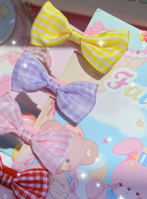 Bear Doll - Airdy - Sweet Lolita Bow Peplum Hair Accessory