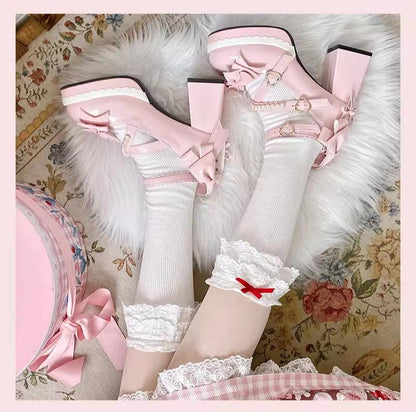 Witch's Night - Crush Complex - Sweet Lolita Heel Shoes, Pearls & Bows