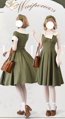 Forest Wardrobe - Waipowa Summer - Elegant and Vintage Lolita Dress