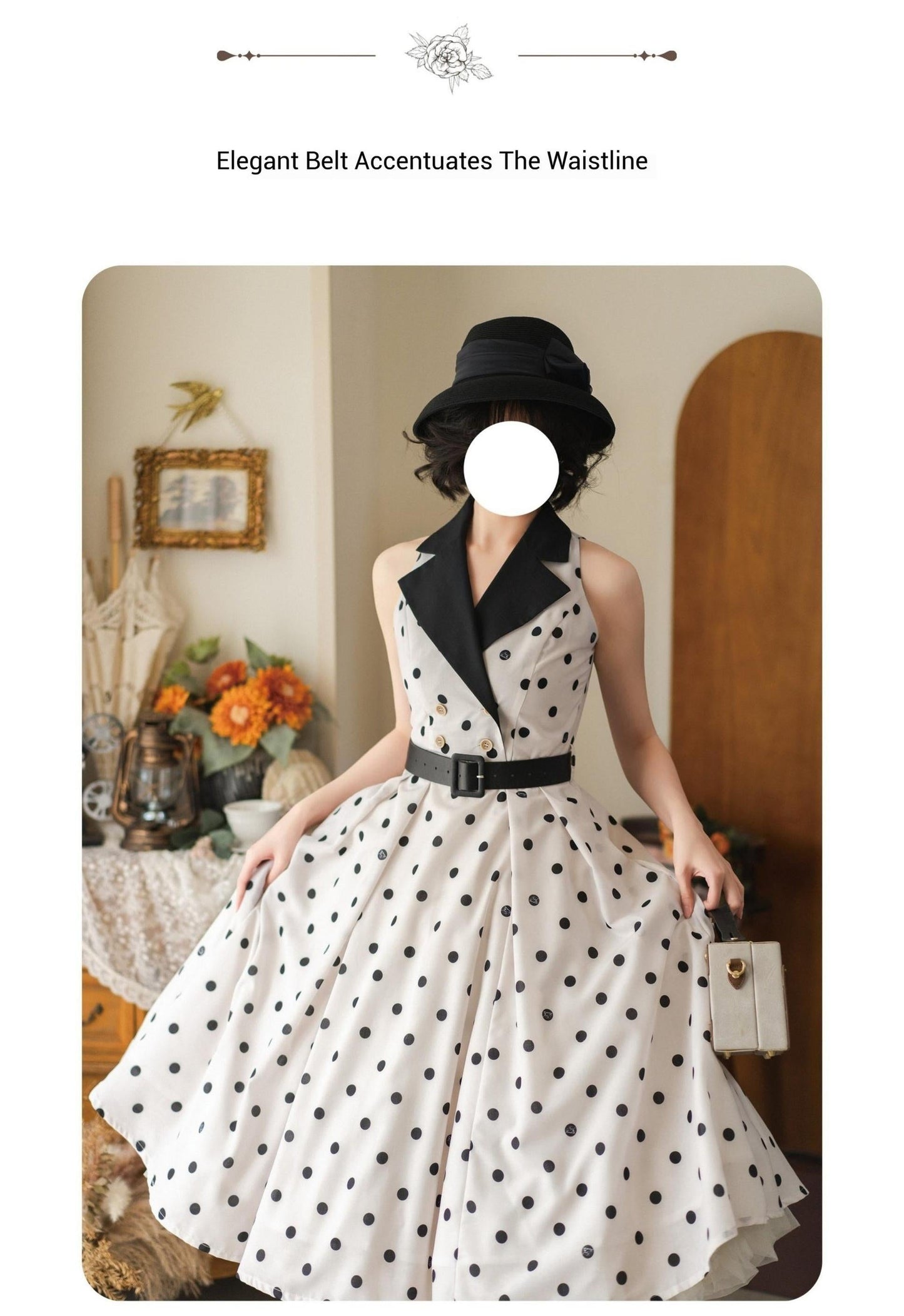 Forest Wardrobe - Afternoon Forest - Vintage Lolita Halter-neck JSK Dress in French Style